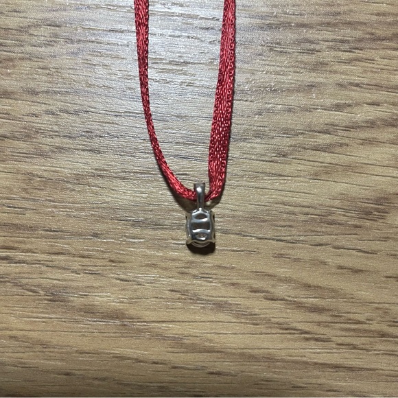 Rose Quartz Angara Sterling Silver Oval Pendant, New - Picture 3 of 6